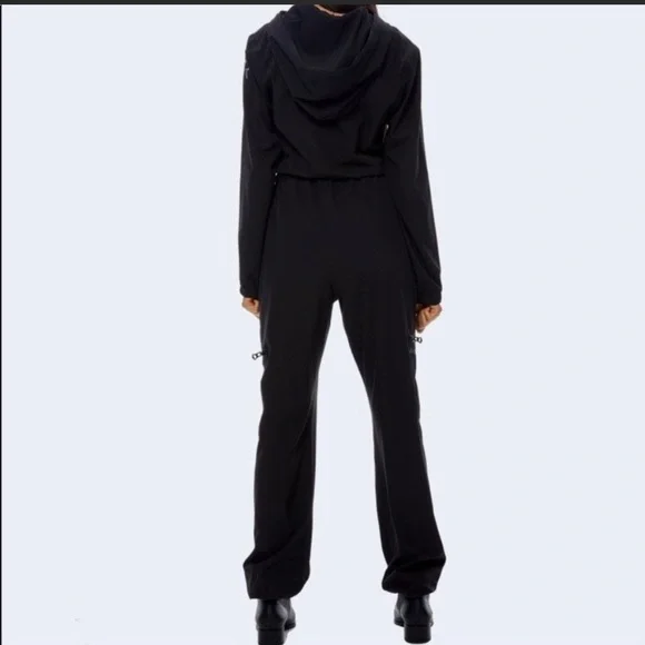 BIOROMPER BLACK HOODED JUMPSUIT UNISEX XL - Picture 4 of 9